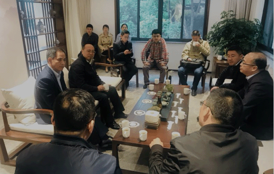 【公司動態】杭州市市委常委、副市長姚峰一行視察白沙泉并購金融街區并蒞臨天堂硅谷